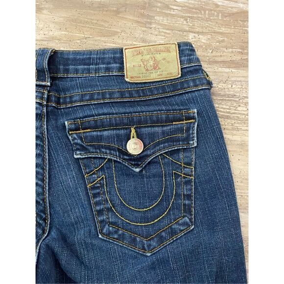 True Religion Bootcut Jeans Mid Rise Women’s Size 28 Waist - Picture 7 of 8